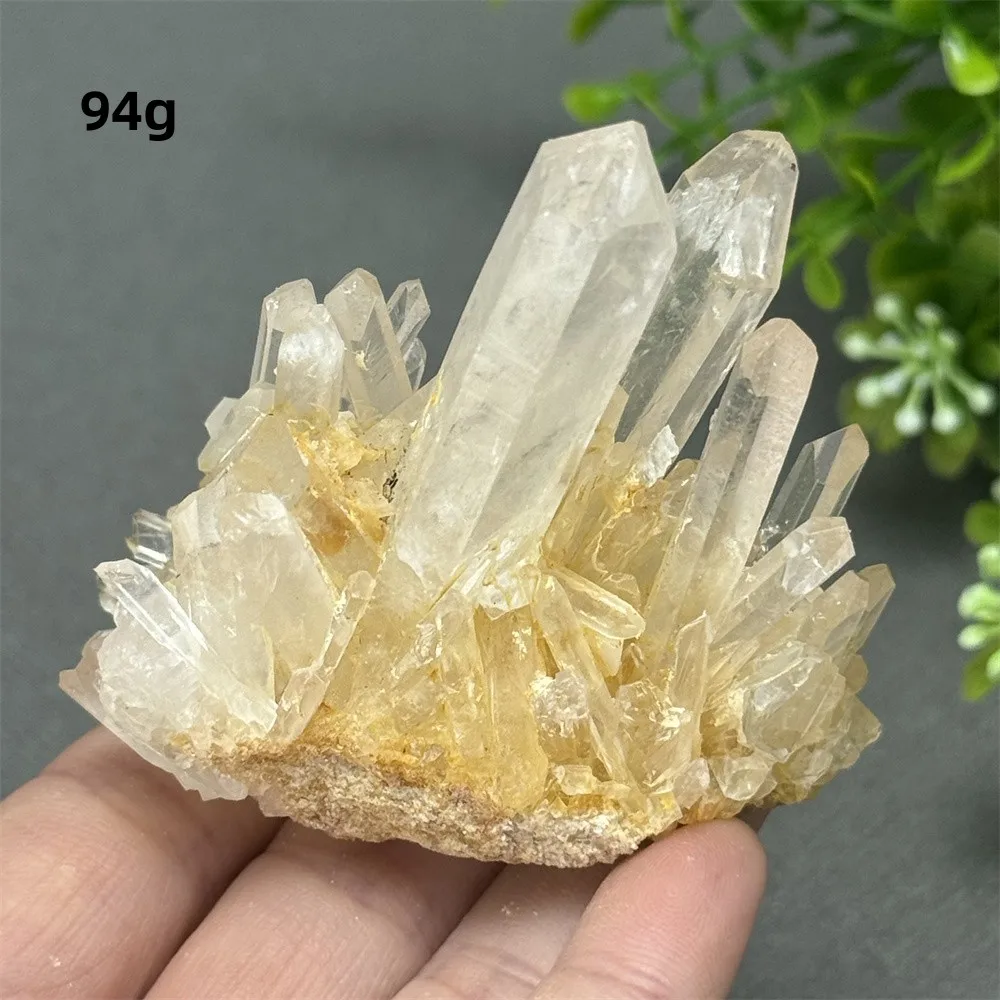Natural Quartz White Crystal Mineral Specimen Crystal Cluster Reiki Energy Spiritual Healing Meditation Garden Home Decor Gift