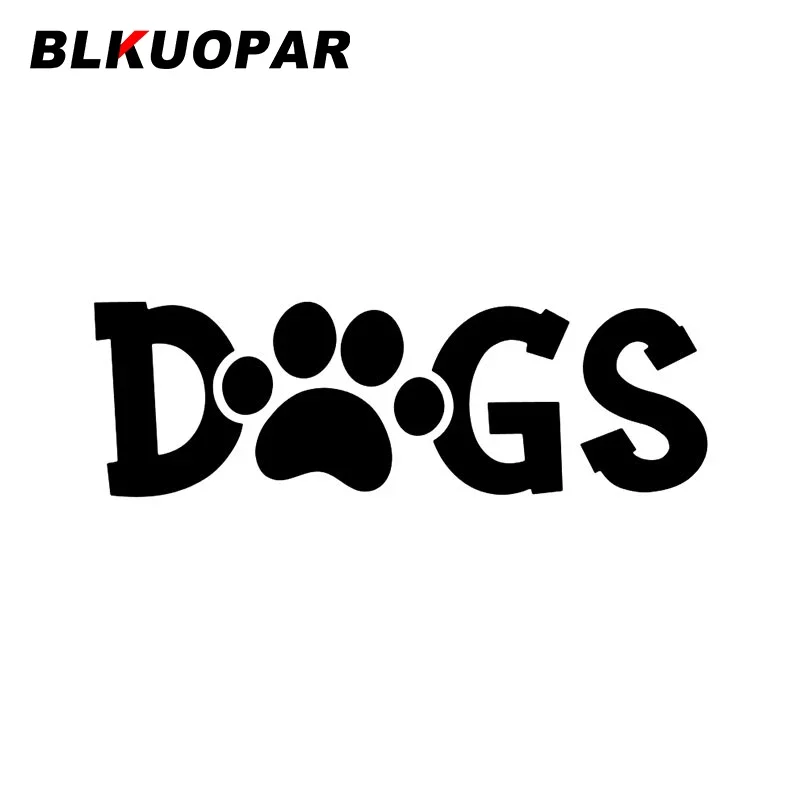 

BLKUOPAR Dogs Car Sticker Scratch-Proof Die Cut Waterproof Decoration Creative Vinyl Sunscreen Funny JDM Car Door Protector