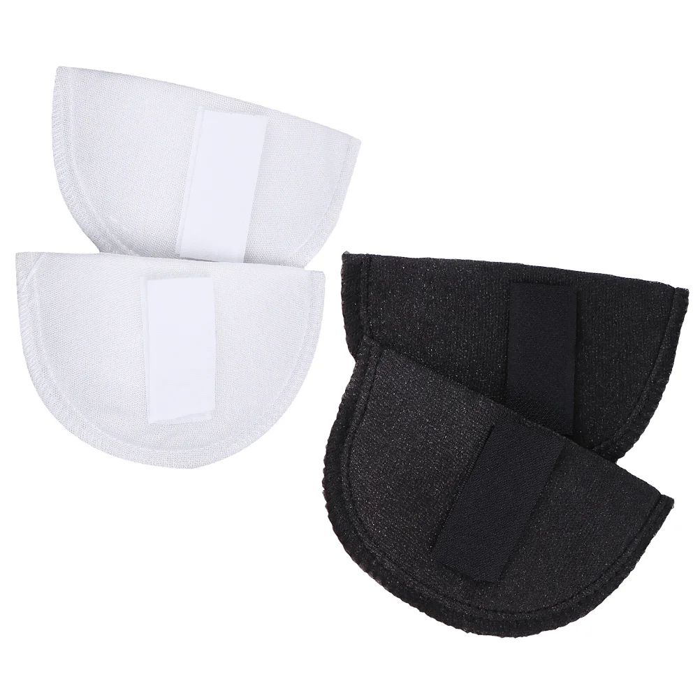 2 Pairs Self-adhesive Sponge Shoulder Pad Clothes Women Jackets Push up Pads Blazer Dress Thick Shirt Suit Coat