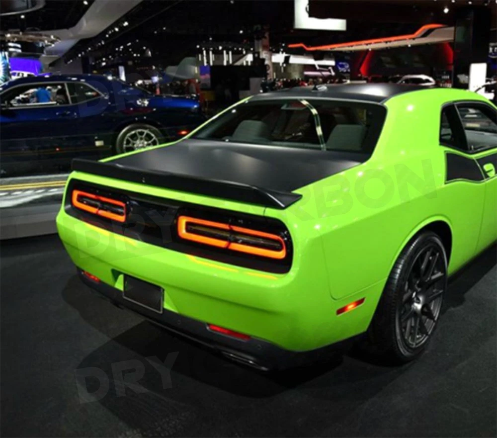 

Задний спойлер автомобиля из углеродного волокна, подходит для Dodge Challenger SPT 2011-2014, черный задний спойлер багажника, крыло