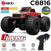 9IMOD RC Amphibious Car C8816 1:16 4WD Drive 2.4G 50M 360° Rotation Off-road Vehicle For Water Grassland Dirt Road Mountain Road