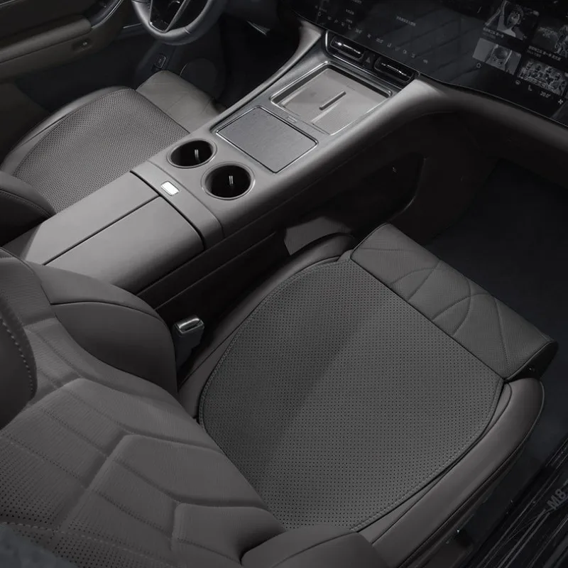 For Volvo XC60: Leather Seat Cushion Extender - Snap-On Leg Support, No Tools Installation Interior Trim Components view 4