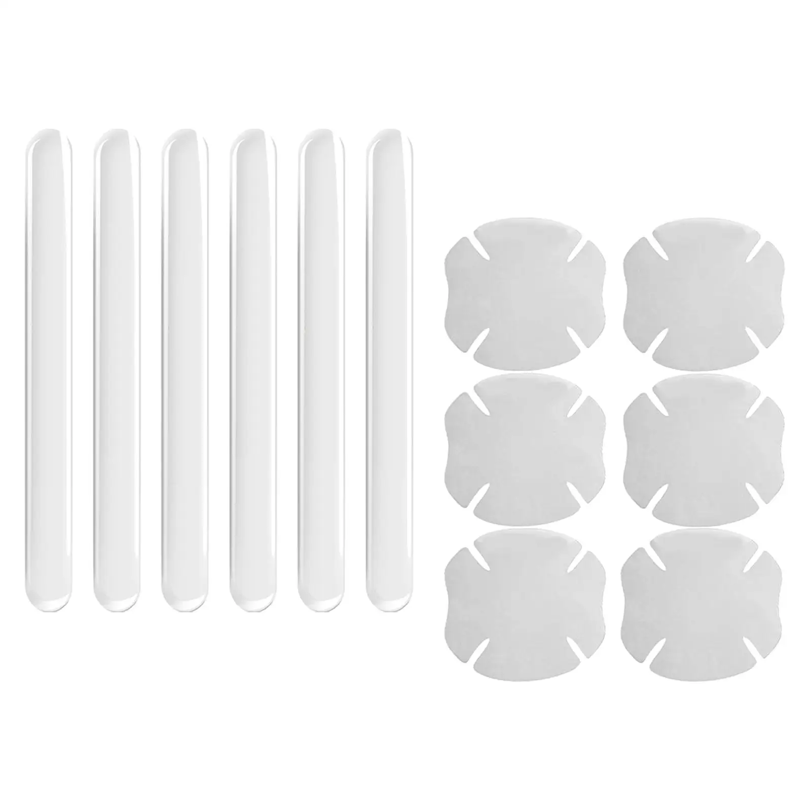 6Pcs Vehicles Scratch Stickers Water Accessory paint Chipping Car handle for door Cup Protector for Byd Atto 3 Yuan Plus