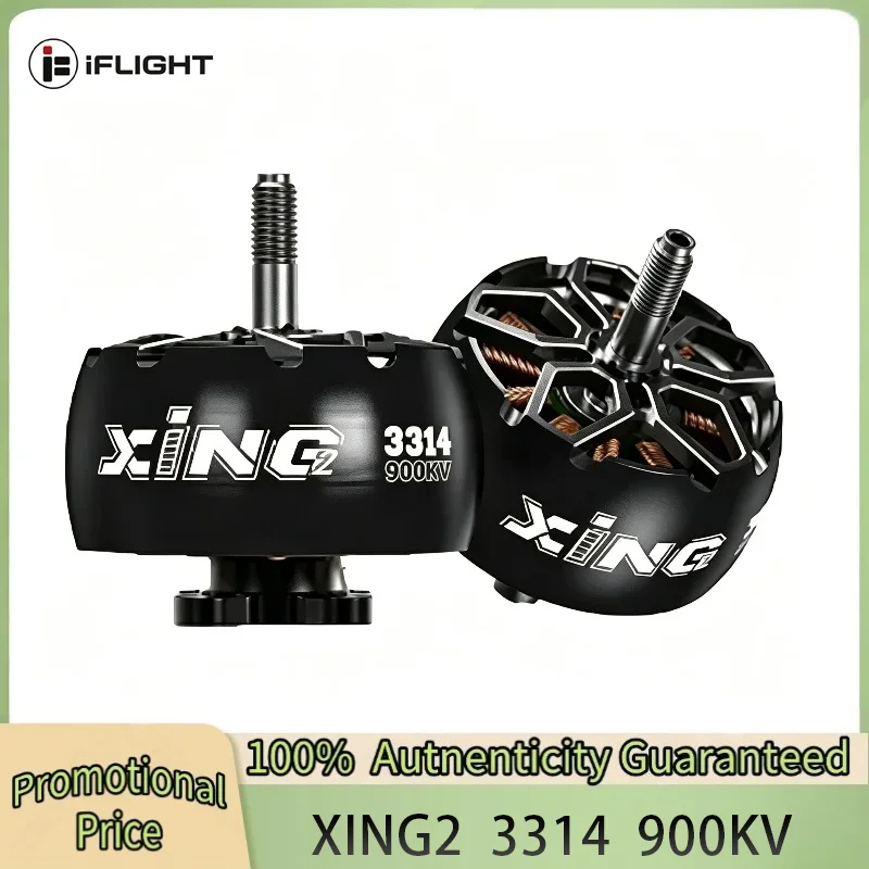 

IFlight XING2 3314 900KV 6S Brushless Motor for FPV Freestyle Long Range Cinelifter Drone DIY RC Parts