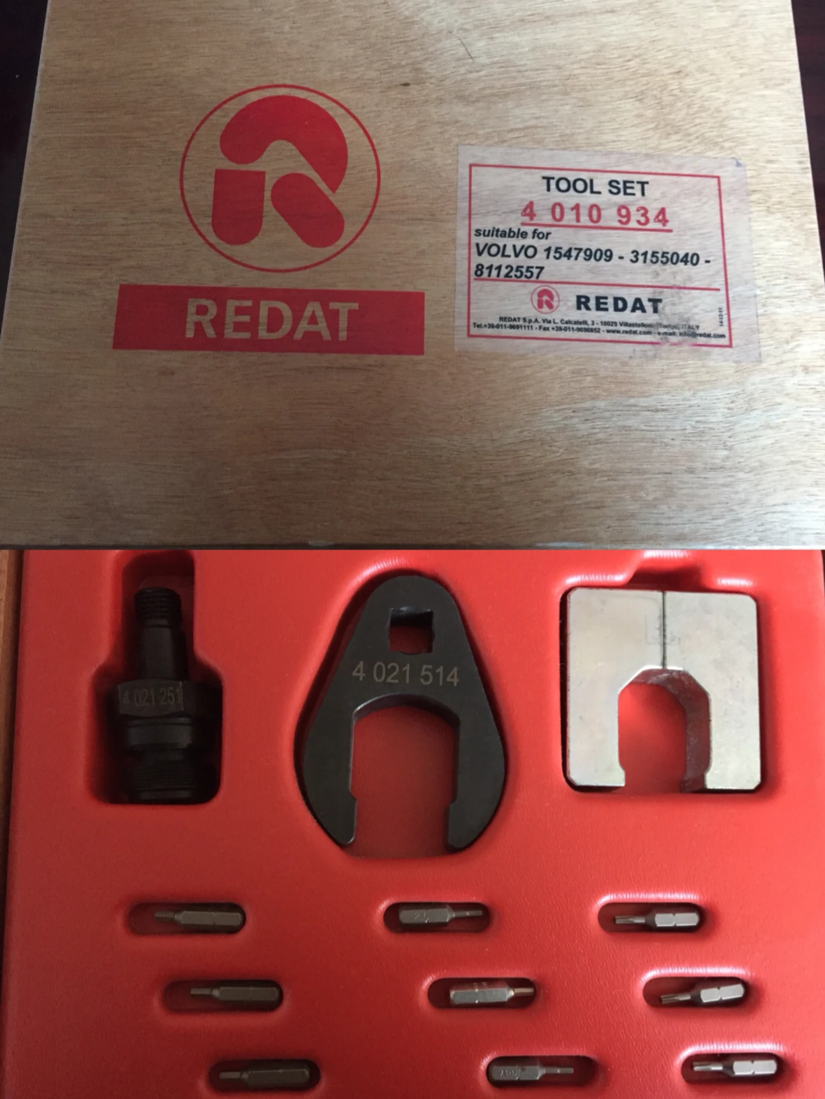 

REDAT 4010934 TOOK KIT VOLVO for VOLVO 1547909/3155040/8112557