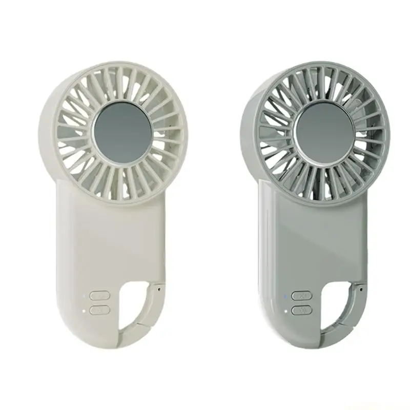 

D0AB Portable Handheld Fan 5 Speed Cooling Fan Rechargeable Multifunction Travel