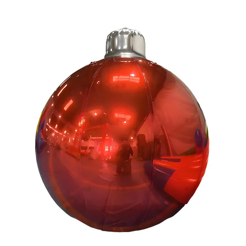 Christmas mirror ball inflatable bell Christmas tree pendant decorative balloon outdoor large Christmas hanging ball ornament