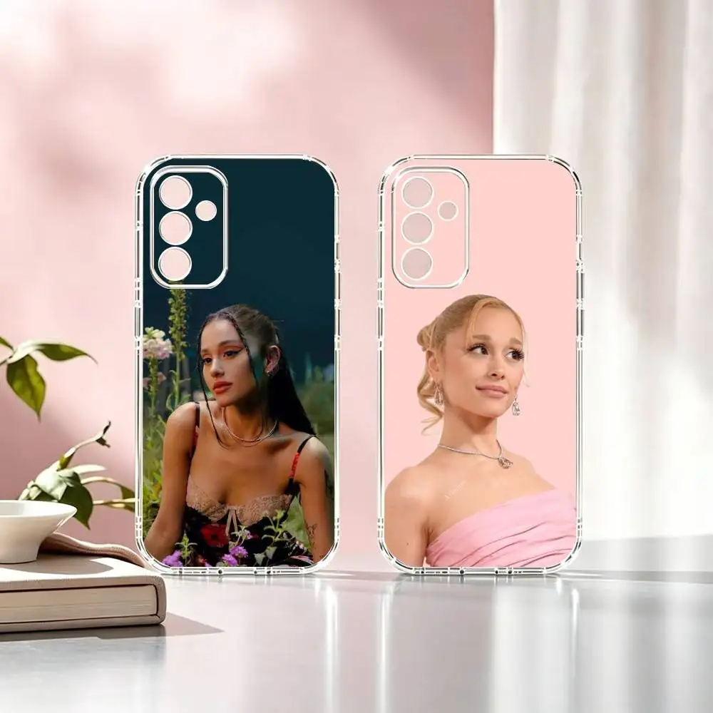 B-Beauty Ariana-A Grande Singer  Phone Case For SamsungA10,12,20,21S,30,31,40,50,51,52,70,71 Transparent Cover Gift