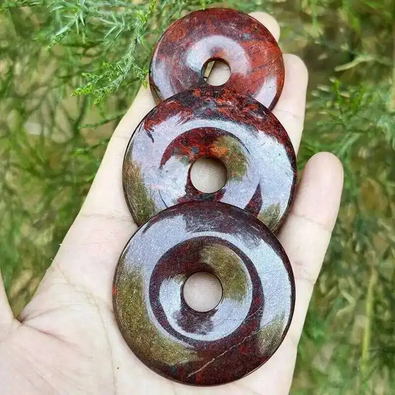 الطبيعية جاسبر دونت خواتم حجر الخرز ل عقد دي اي واي سوار قلادة صنع المجوهرات الخرز 1 قطعة 30 مللي متر 40 مللي متر 50 مللي متر