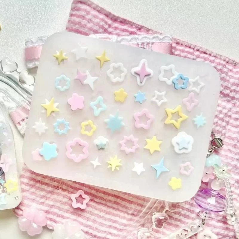 

MXME Star Pendant Molds for Stylish Manicures Star Theme Decorations
