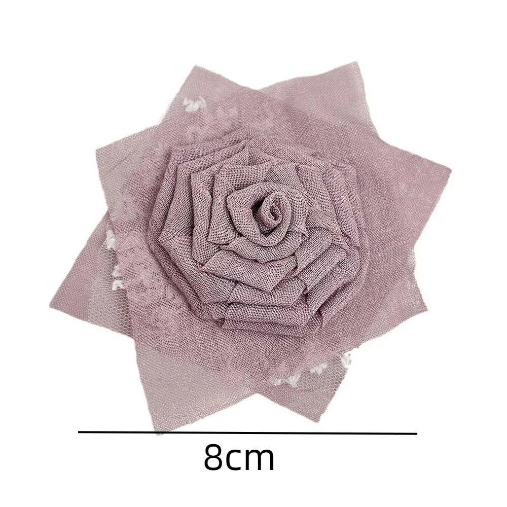 بروش زهور كبيرة للنساء ، دبابيس ديكور رومانسية ، الصدر الأنيق ، هدية فرنسية ، 8 *