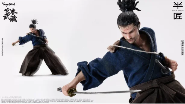 Pre-sale Half Craft HALF CARFT Miyamoto Musashi 1/12 Poseable