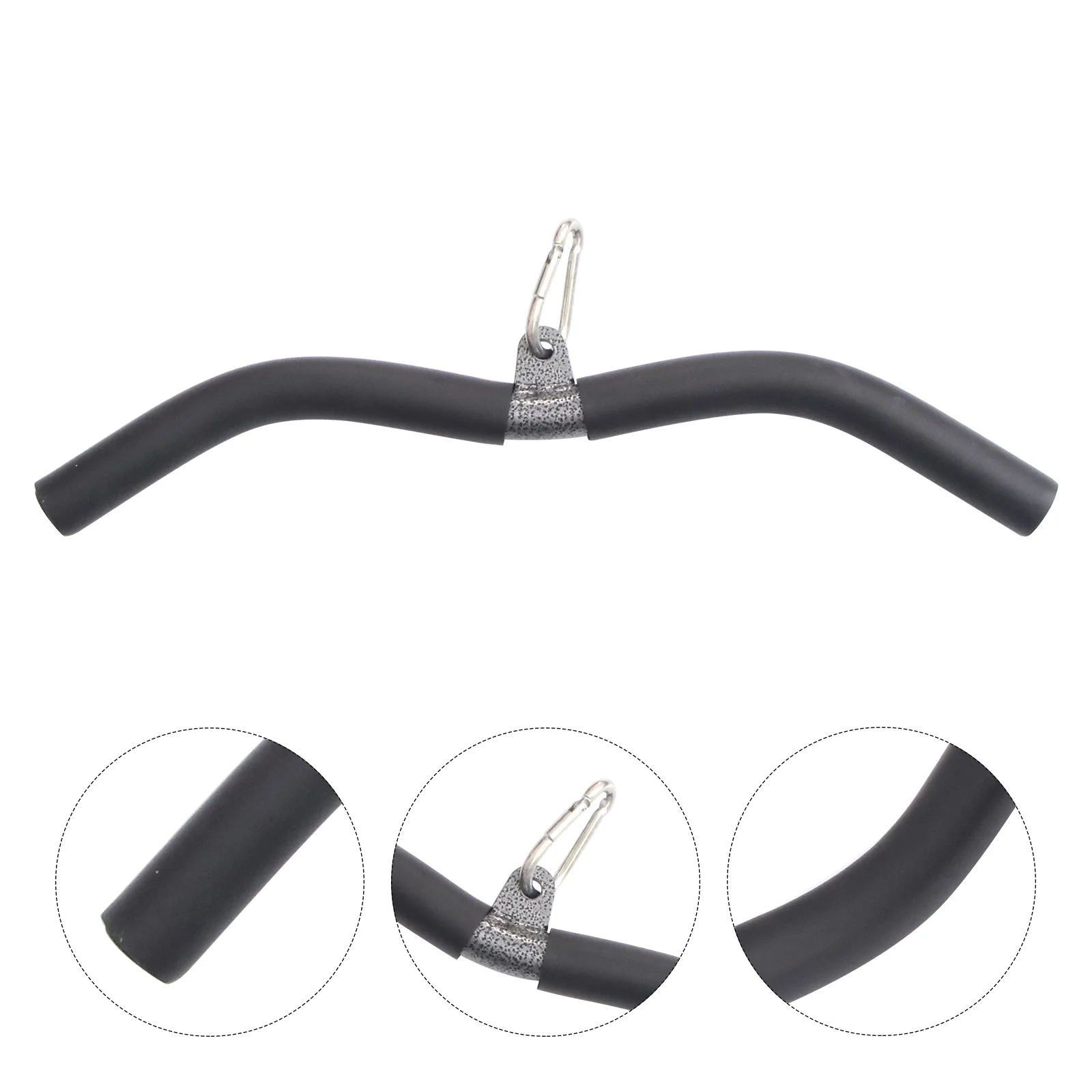 

Fitness Bar Muscle Trainer Pull Down Barbell Accessories Lifting Back Tension Lever Shoulder Pulling Handle Steel