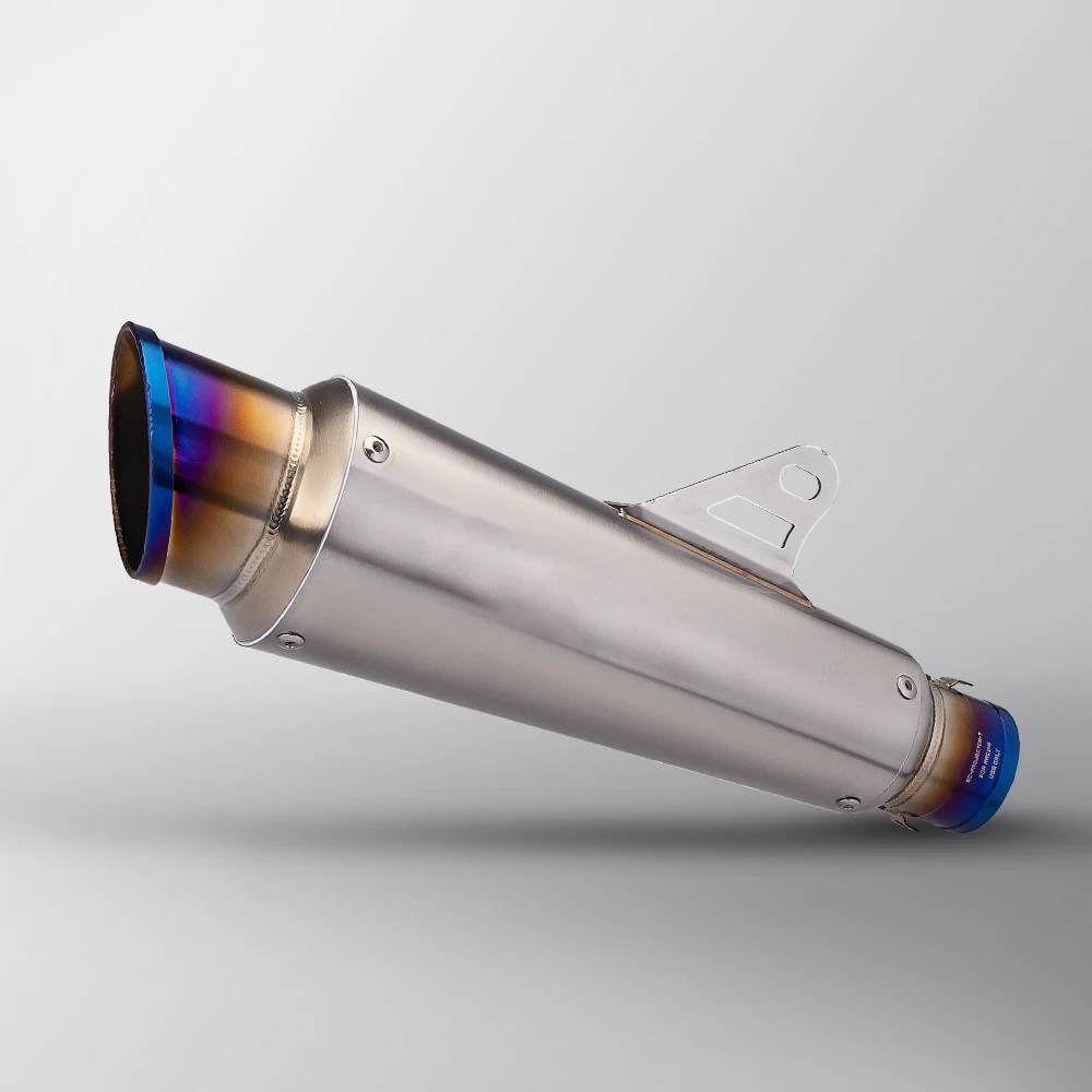 

High Quality Universal motorcycle exhaust pipe, stainless steel silencer, suitable for YBR125,YZF600, Z750,CBR1000,Tmax530, 51MM
