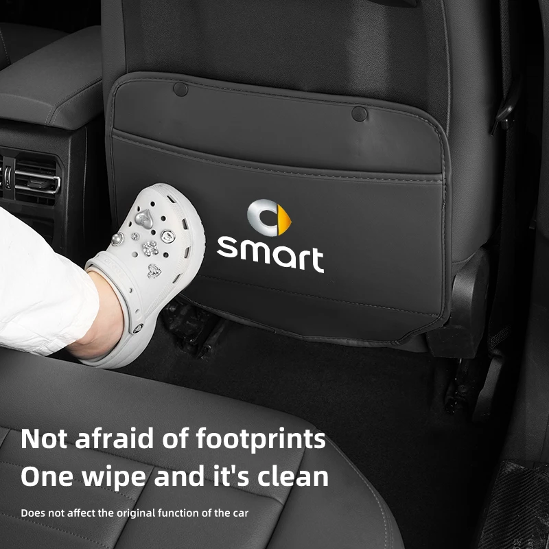 

Car Anti-kick Pad Auto Backseat Anti Scratch Protector Cover For Smart Fortwo 451 450 453 Forfour EQ Cabrio Crossblade ROADSTER