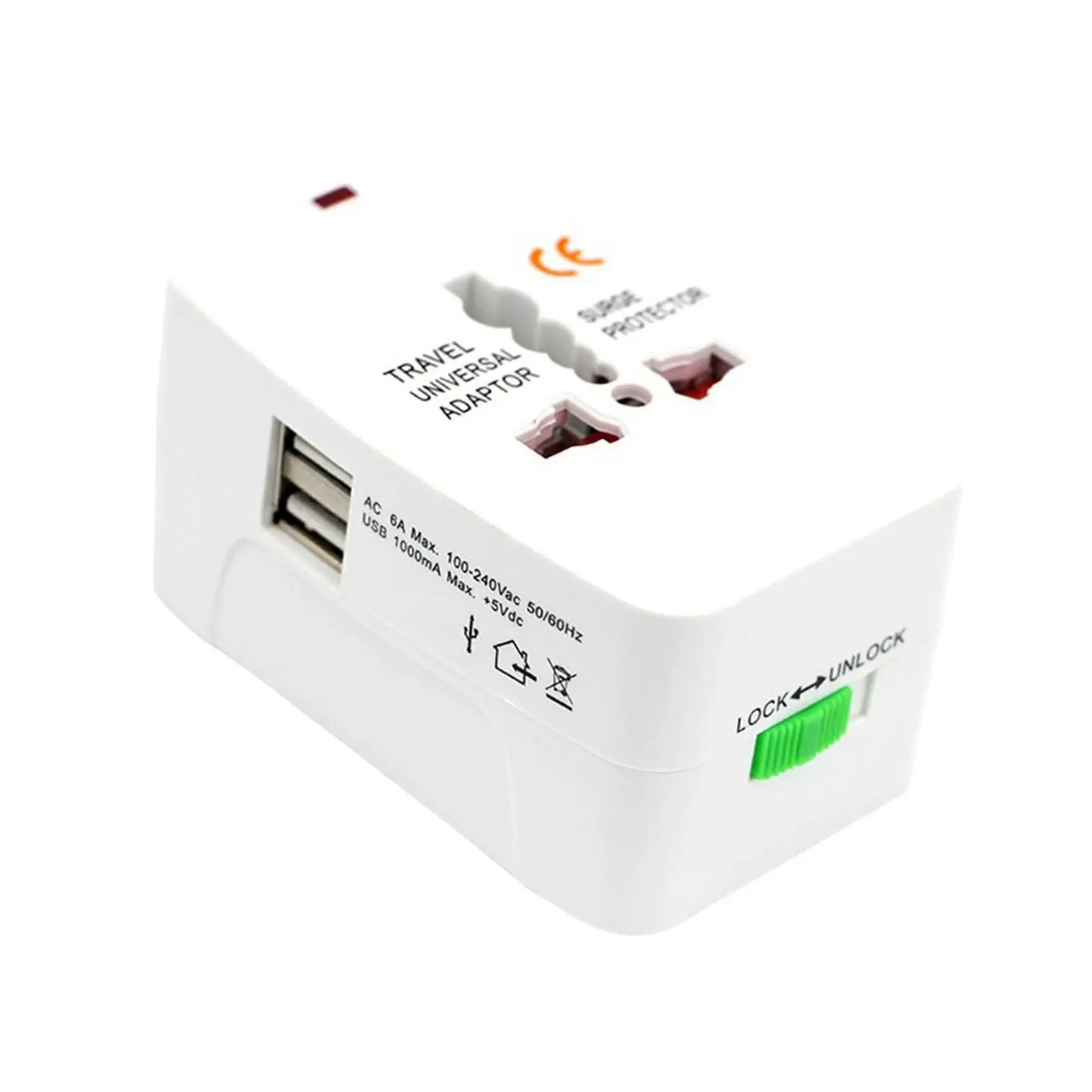 

Европейский адаптер для путешествий, портативный профессиональный прочный универсальный легкий конвертер, предметы первой необходимости для путешествий для Франции, ЕС, Италии