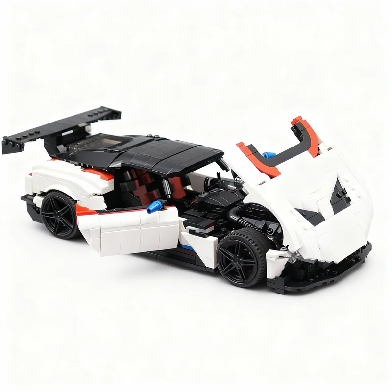 1137pcs MOC Cars Aston Martin Vulcan Model Building Blocks Architecture DIY Christmas Gift Assemble Creative Toy Idea Brick