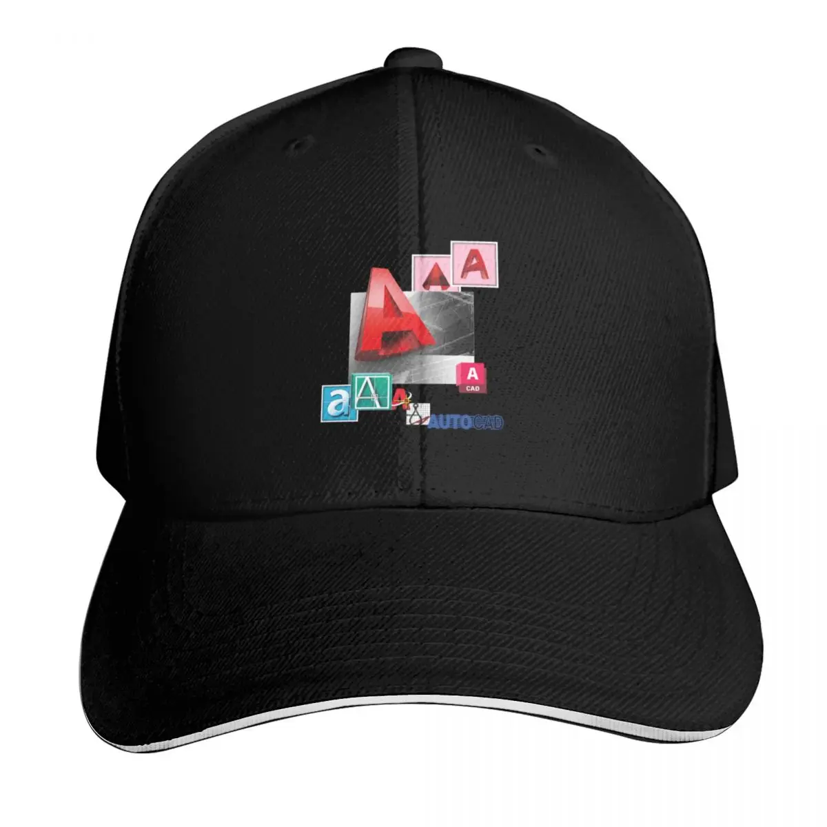 Gorra de béisbol con logotipo de AutoCAD, gorra de camionero, gorra de gran tamaño para excursiones a la playa, gorra de montañismo para hombre y mujer