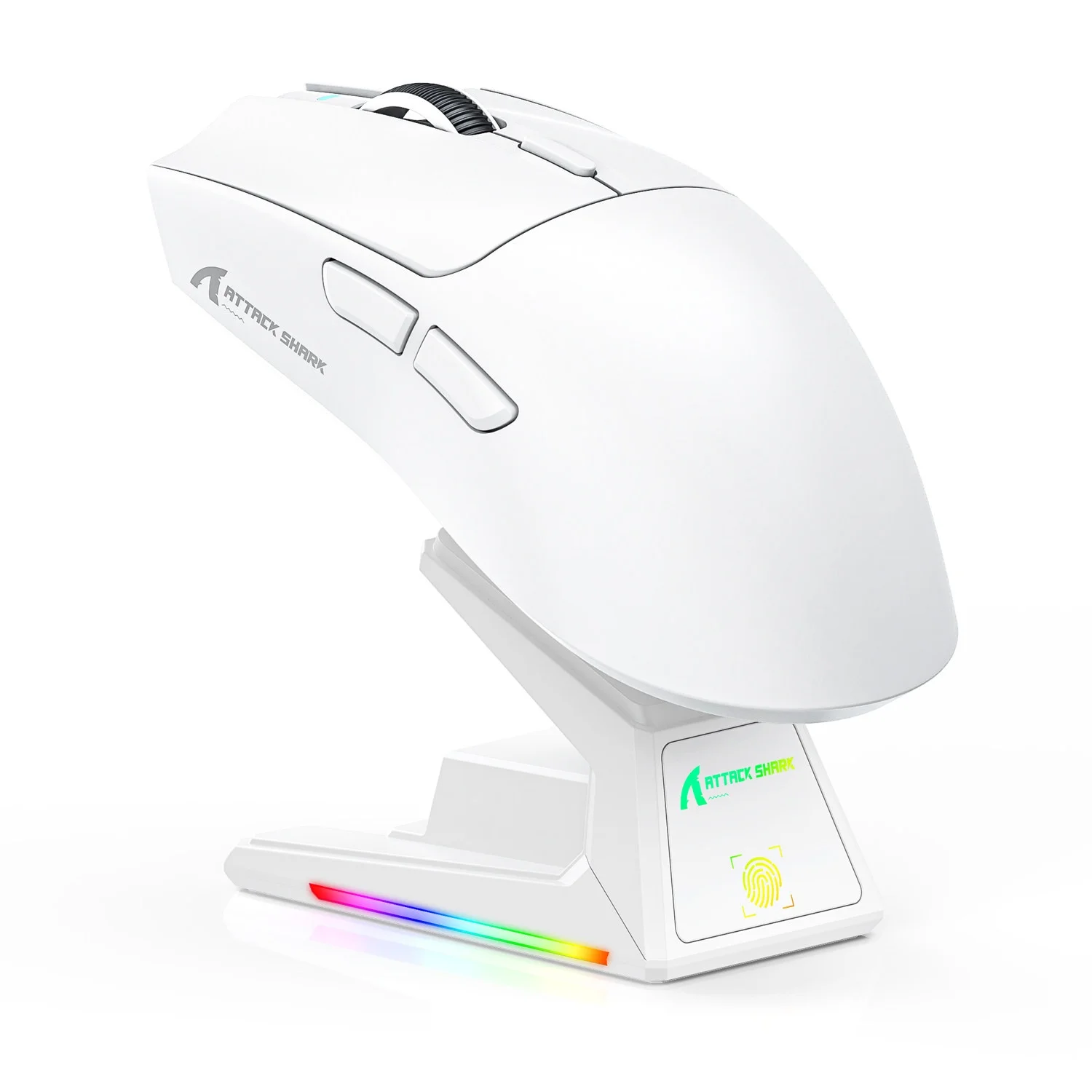 ATTACK SHARK X1 Tri-Mode Gaming Mouse|PAW3395PRO Sensor 40000DPI |RGB Magnetic Dock|100M Clicks|2.4G Wireless/Bluetooth/Wired