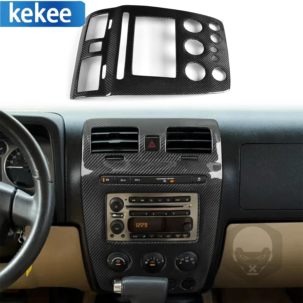 

Car Central Control Air Conditioning Outlet Vent Decol CD Panel Knob Trim Cover For Hummer H3 2007-2010 Carbon Fiber Accessories