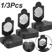 1/3Pcs Shooting Targets Metal Mini Airgun Bb Bullet Target 360° Rotating Reactive Target for Airsoft BB Gun Shooting Trainer