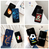 Silicone Black Phone Case for Xiaomi Poco C61 F5 F4 GT F3 F1 X4 X3 X5 M3 M4 Pro M5 S C51 C50 C40 Focus Football Final Goal Cover