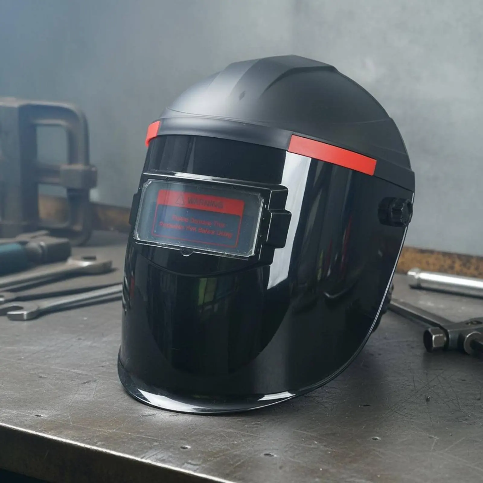 

Auto Darkening Metal Joining Helmet Lightweight Solar Powered Metal Joining Hood Solar Powered Welder Hood Long-Lasting Safety