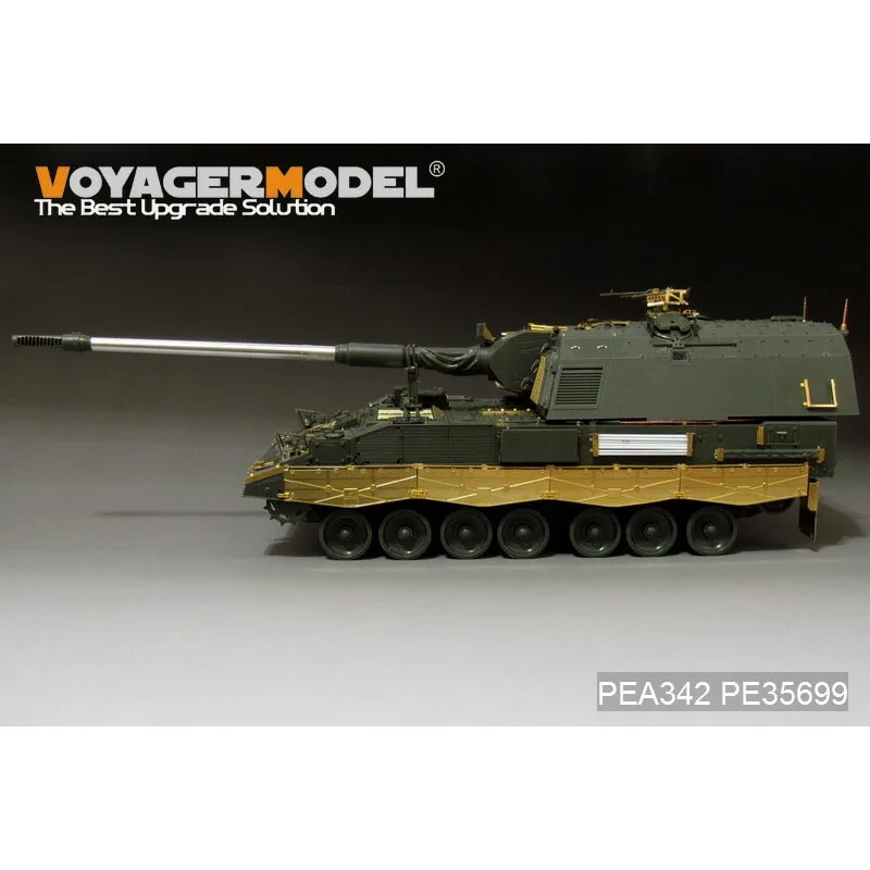 Voyager Model PEA342 1/35 Scale Modern German PzH2000 Side Skirts (For MENG TS-012) - Image 2