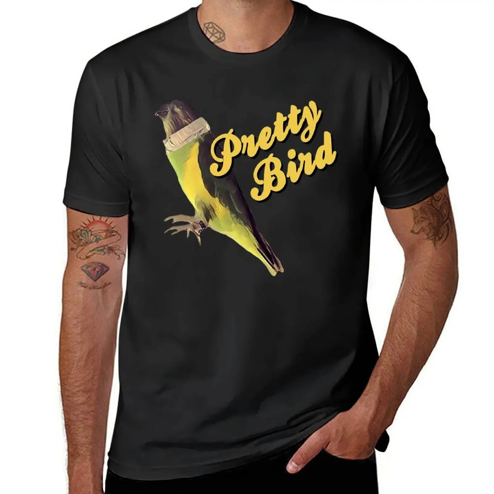 

Pretty Bird - Dumb And movie Dumber. T-Shirt Aesthetic clothing summer tops korean fashion quick drying fitted t shirts for men