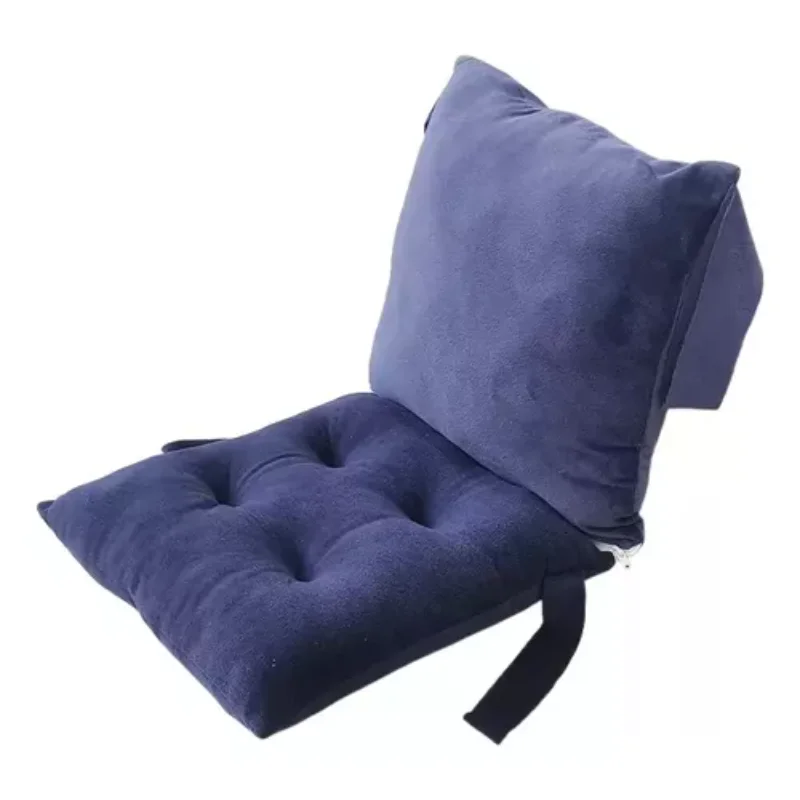 

Integrated office chair with textiles and decorative cushions, comfortable backrest