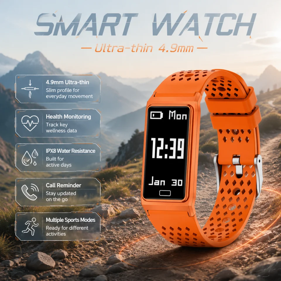 2026 Smart Watch Women Sports Fitness Tracker Watches Calls Reminder Heart Rate Health Monitoring IPX8 Waterproof Smartwatch Man