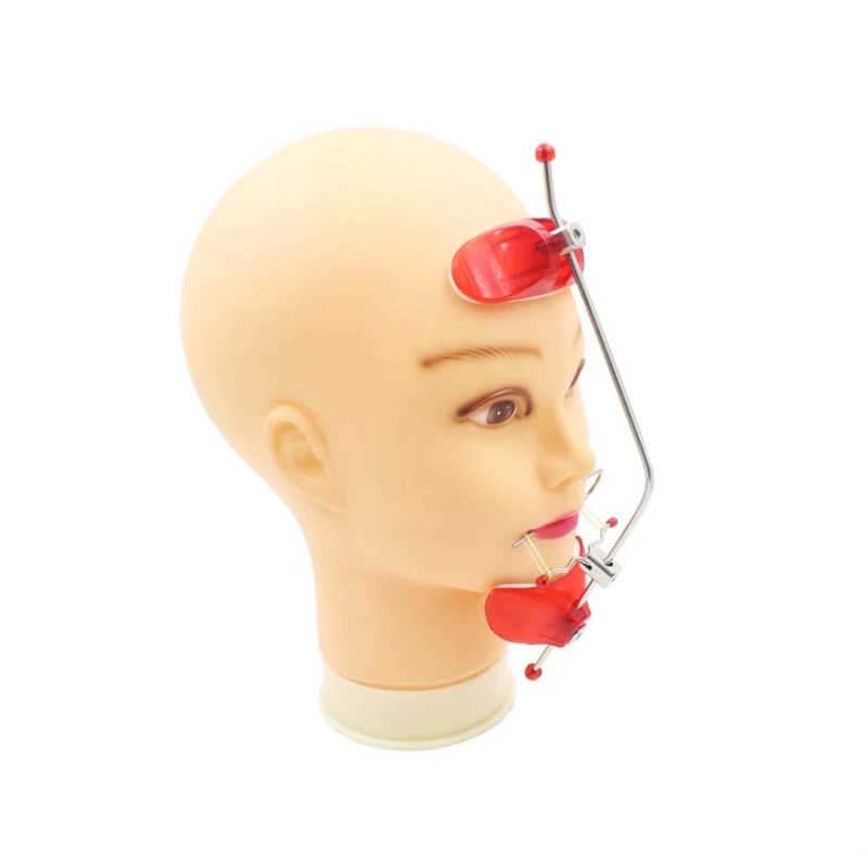 Casco de ortodoncia para adultos y niños, máscara facial de un solo polo, ajustable, de alta calidad, 3 colores