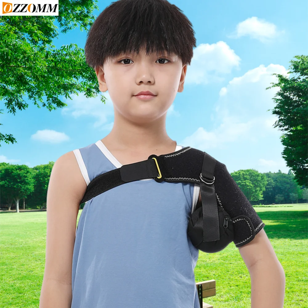 Shoulder Support Brace for Children/Kids , Adjustable Shoulder Brace for Torn Rotator Cuff, Tendonitis, Dislocation, AC Joint