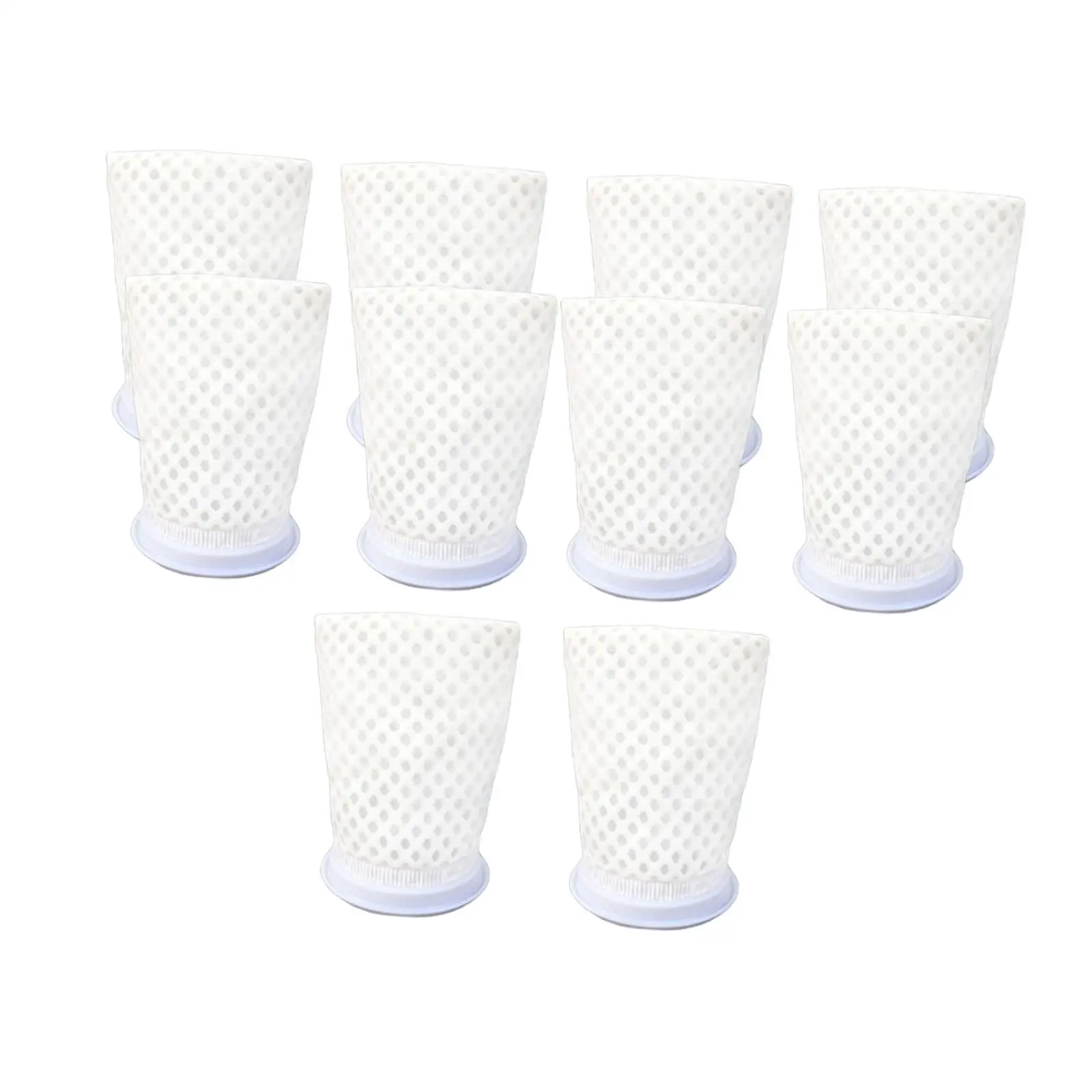 

10x Aquarium Filter Socks Sump Filter Bags for Fish Tank Filtration Material