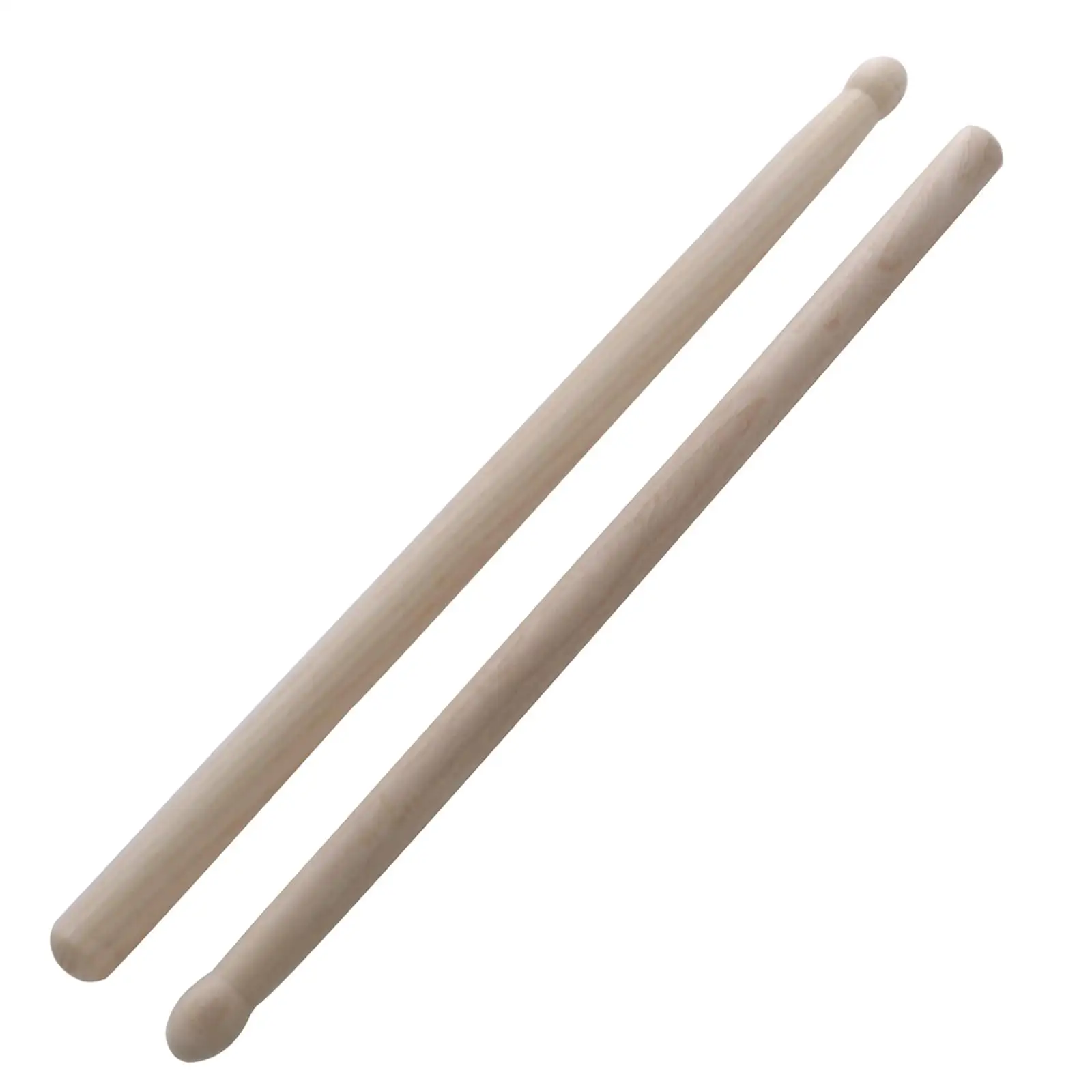 Percussion Drumsticks Set Solid Wood Mallet Music Accessories for Practice Drum Pad Exercise Studio and Stage