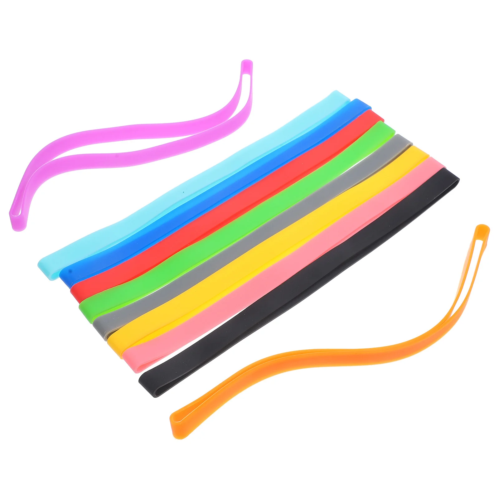 10 قطعة أربطة ربط السيليكون لمجلة دفتر يوميات بينتو صندوق حاوية القلم تحديد الأربطة المطاطية المحمولة القابلة لإعادة الاستخدام