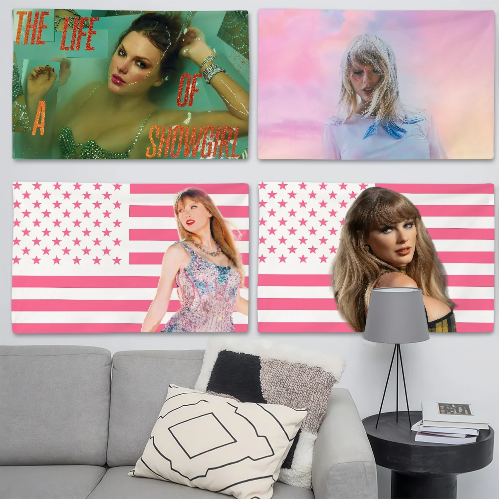 Bandera de Alison Singer Celebrity Flag S-swift, adecuada para fiestas de cumpleaños, sala de estar, dormitorio T-Taylor y decoraciones para acampar al aire libre