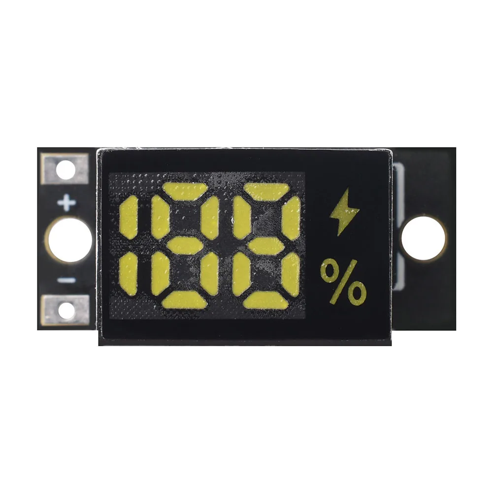 1.5V for 3v Battery for Power Monitor with Digital Tube Display Showing 0% 10% 20% 30% 40% 50% 60% 70% 80% 90% Readout