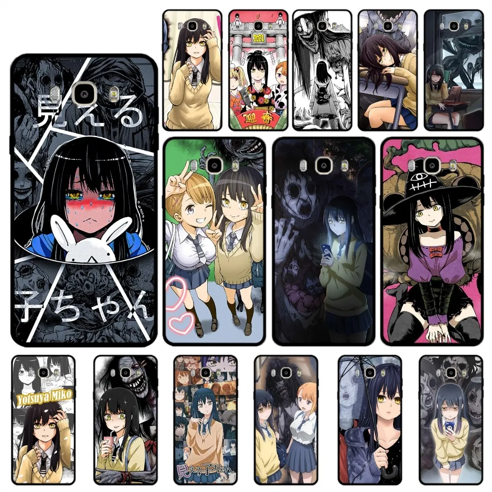 

Anime Mieruko Chan Miko Phone Case For Samsung J 7 plus 7core J7 neo J6 plus prime J6 J4 J5 Mobile Cover