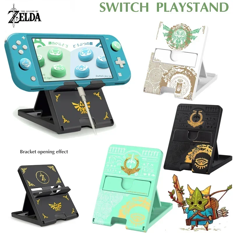 Zeldaes Tears of The Kingdom Switch Stand Bracket for Nintendo Switch OLED NS Holder Adjustable Stand Game Console Accessorie