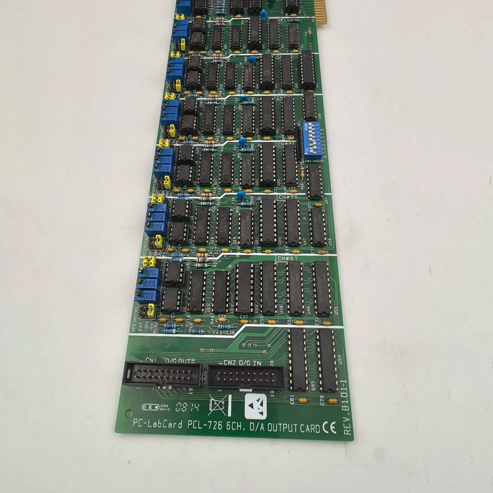 12 Bit Analog Output Channel Full Length Card For Advantech Data Capture Card PCL-726 6CH D/A OUTPUT CARD 6-Channel