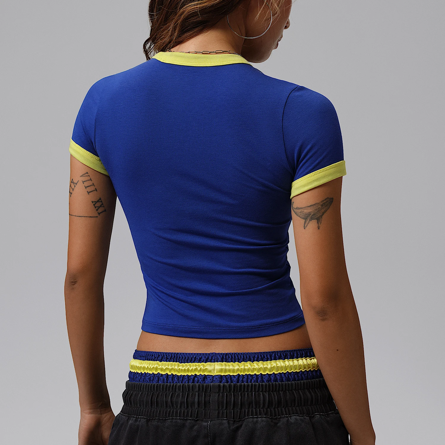Nike genuine JORDAN women's tight fitting trendy casual sports short sleeved shirt IF3927-417