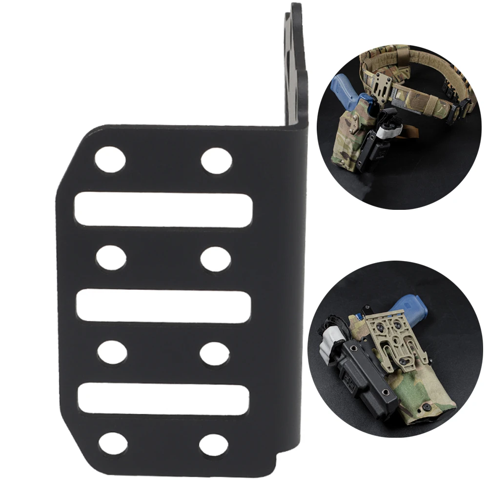 

Holster Negative Cant Plate Equipment Mount Airsoft Handgun Holster NCPE Extension Tourniquet Front Mounting Platform