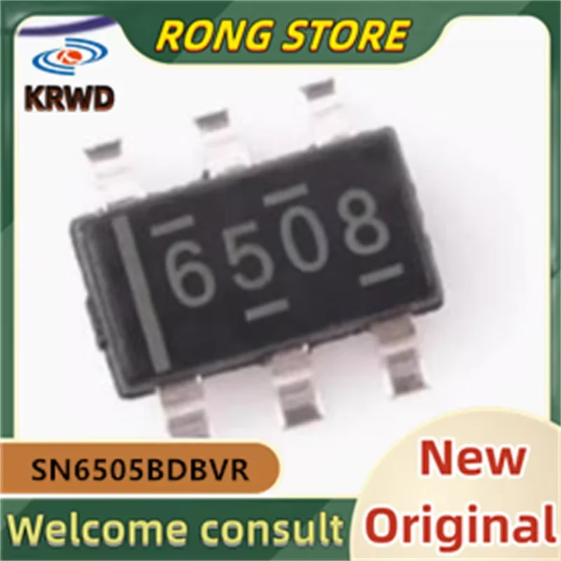 

5 шт. 650B 6508 Новые и оригинальные чипы IC SOT-23-6 SN6505BDBVR SN6505BDBV SN6505BD SN6505B SN6505