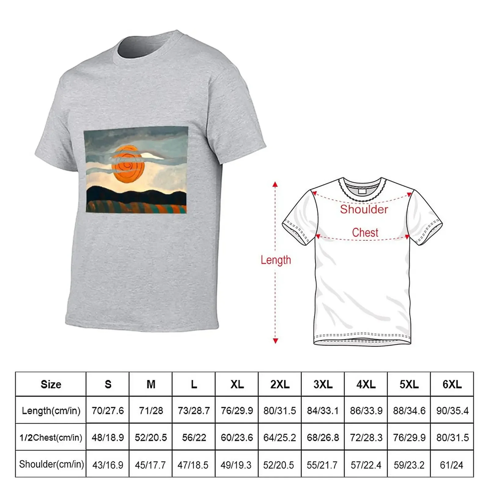 New Arthur Dove - Red Sun - 1935 T-Shirt graphic t shirts korean fashion quick-drying t-shirt big and tall t shirts for men