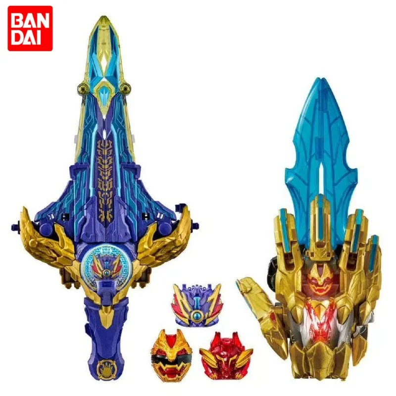 Bandai DX figura de acción del emperador del dragón de la bestia legendaria con espada y anillo de robot juguete coleccionable para fanáticos regalo de cumpleaños