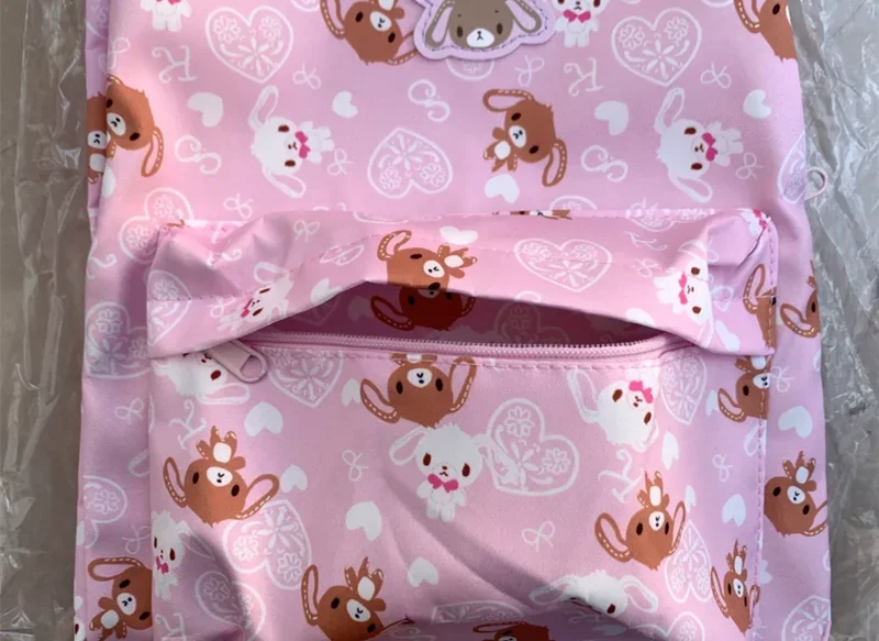 Cute Sugarbunnies Backpack Kawaii School Bags for Girls Cartoon