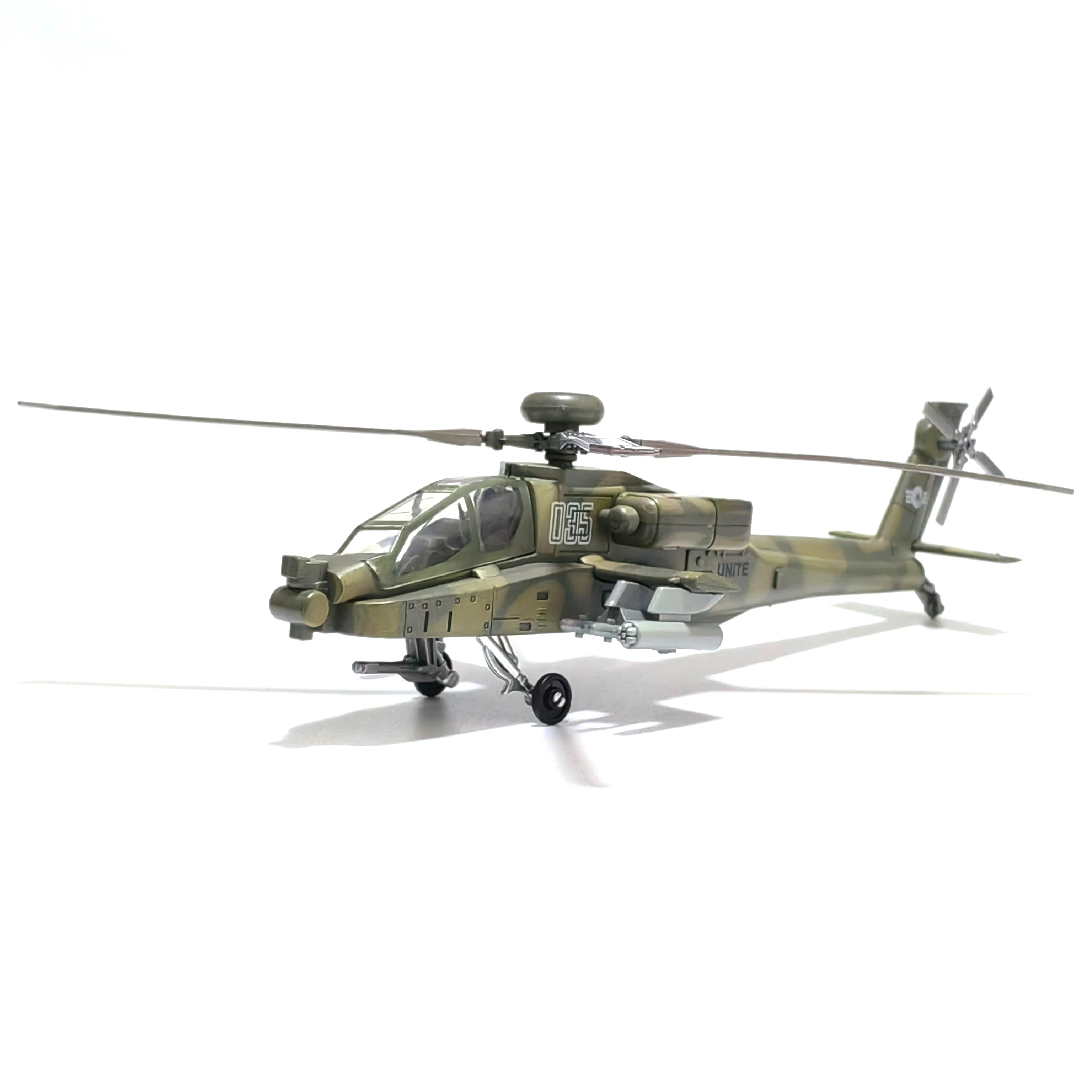 AH-64 1/72 Plastic Assembly Scale Model Home Placement Collection Decoration Creative Gift Christmas Gifts