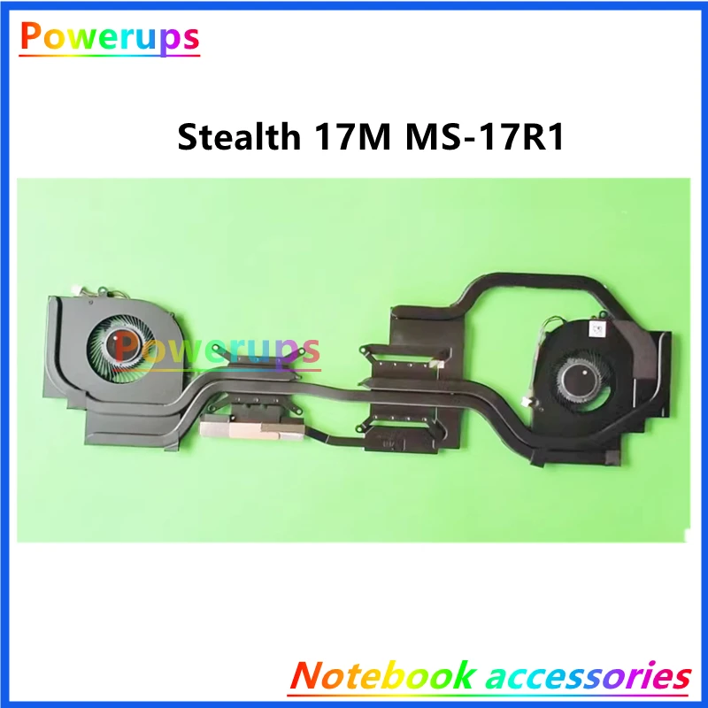 New Original Laptop CPU/GPU Cooler Heatsink&Fan For MSI Stealth 17M 12th MS-17R1 RTX30 B5005HS-U3I