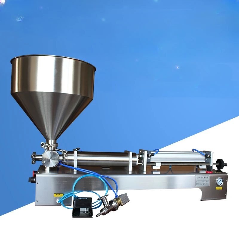 

Horizontal fully automatic paste quantitative filling machine Honey sauce filling machine Pneumatic quantitative single head